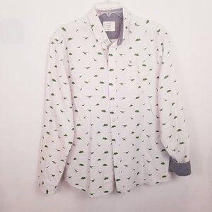 Dino Poplin Button-down Men's Shirt